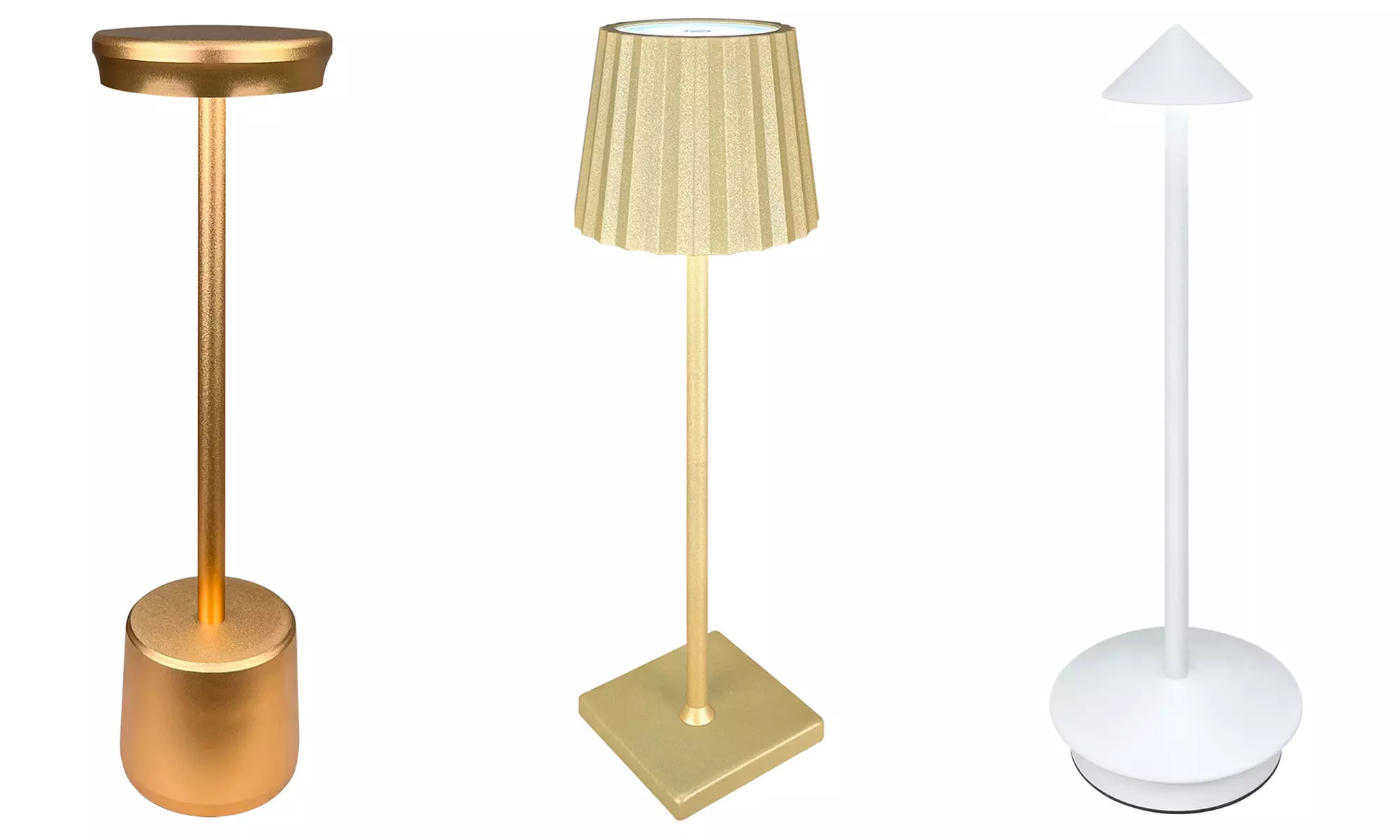 Sélection de lampes à LED dimmables et rechargeables