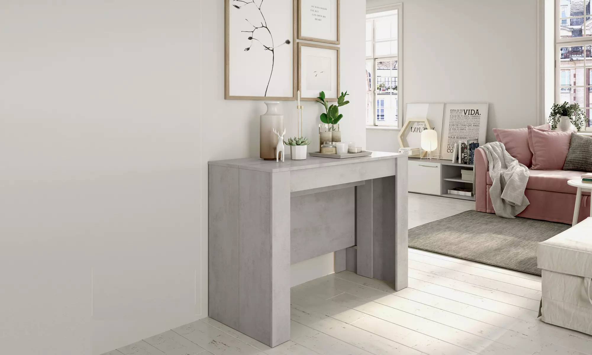 Ausziehbarer Konsolentisch „Prime"