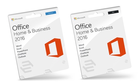 Microsoft Office 2016 Home and Business disponibile per PC o MAC