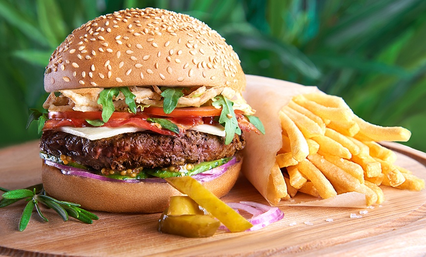 Burger Avec Frites Et Boisson Pour 2 Personnes - Sarl La Cantine | Groupon