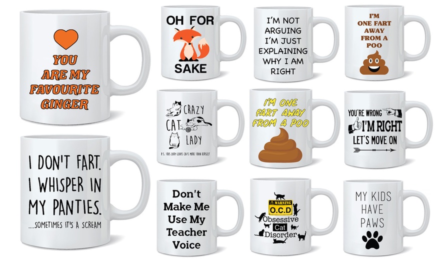 Image 1: Novelty Mugs 100 Hundreds Of Designs To Choose From