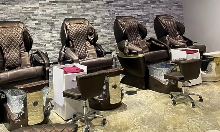 Dip Powder or Gel Nail Sets with Pedicure Spa Packages