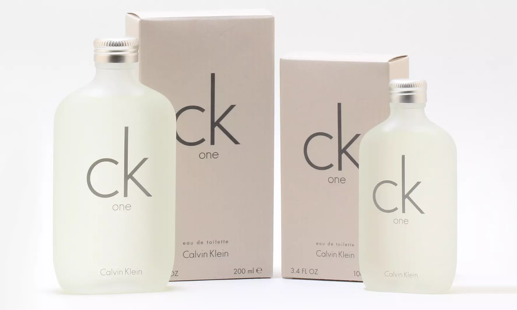 CK One by Calvin Klein Eau de Toilette Unisex; 3.4 Oz. or 6.7 Oz. - Primary Image