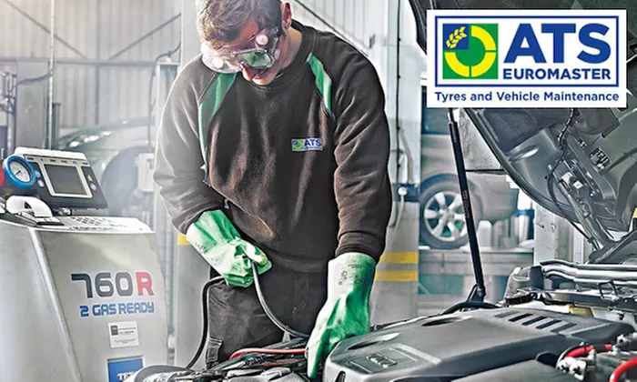 Air-Con Recharge and Optional Anti-Bacterial Clean at ATS Euromaster, Multiple Locations (Up to 32% Off) - Primary Image