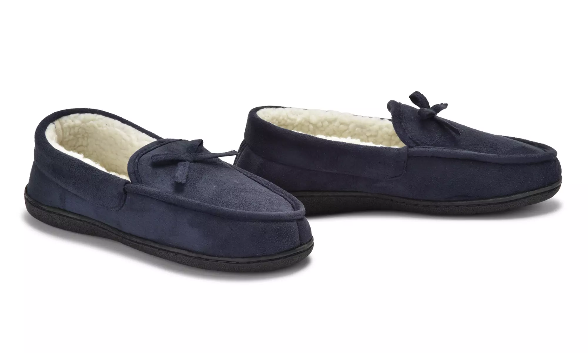 Oak and Rush Ronny Men's Moccasin Slippers | Gropuon Exclusive (Size M) - Primary Image