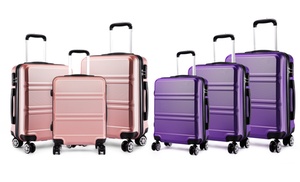 Kono ABS Three Suitcase Set