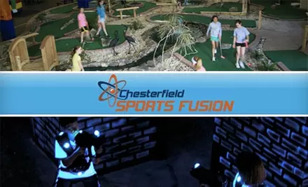 $10 for Laser Tag, Miniature Golf, Rock Climbing, Dodgeball, Jump-Shot Trampoline Basketball, and One Large Fountain Soda at Chesterfield Sports Fusion - Primary Image