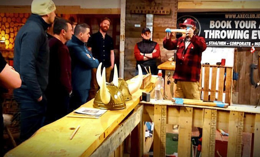 Image 3: One Hour Axe Throwing Experience for 2 or 4 with Axepert Instructors 