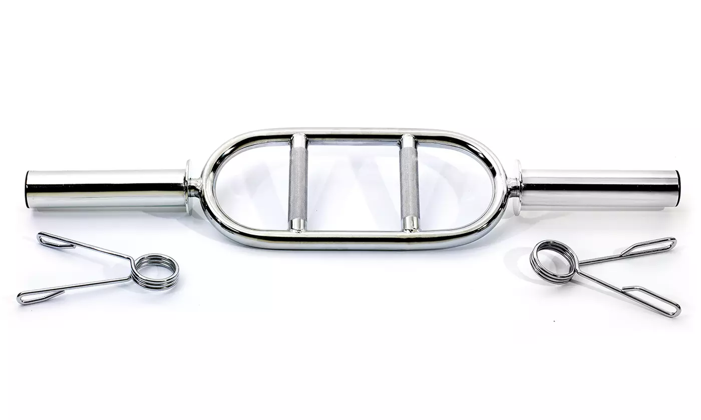 Weider Spring Steel Olympic Triceps Bar Set (3-Piece) - Primary Image