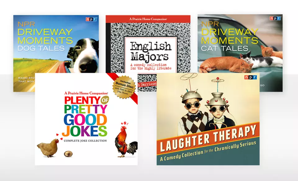 NPR Radio Show and Joke Compilation CDs. Multiple Shows Available from $10.99-$24.99. Free Returns. - Primary Image