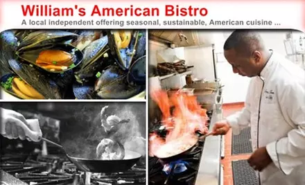$10 for $25 Worth of Sustainable Fare and Microbrews at William's American Bistro - Primary Image