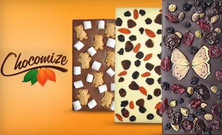 $10 for $20 Worth of Personalized Chocolate Bars Online from Chocomize - Primary Image