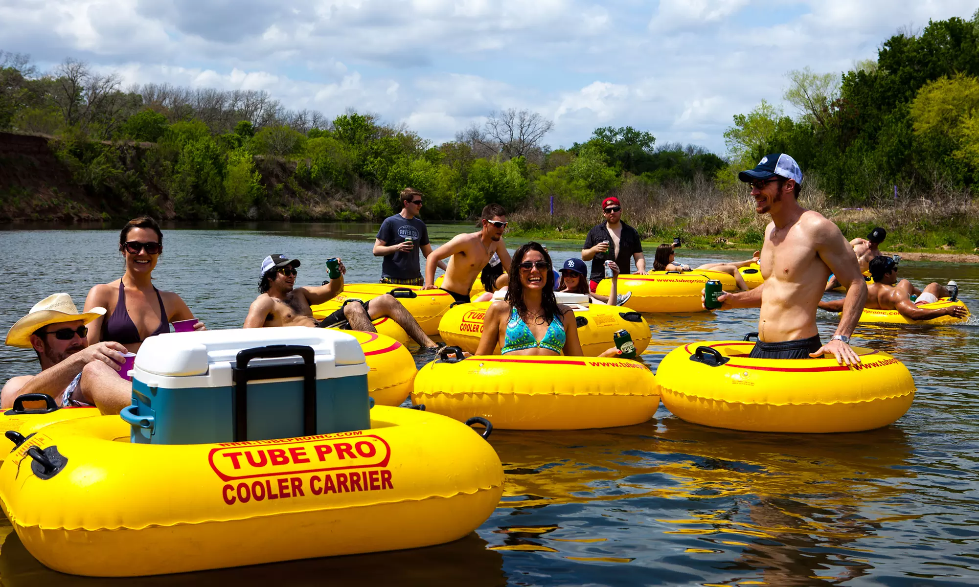 All-Day Tubing on the Colorado River for Two or Four from Bastrop River Company (Up to 43% Off) - Primary Image