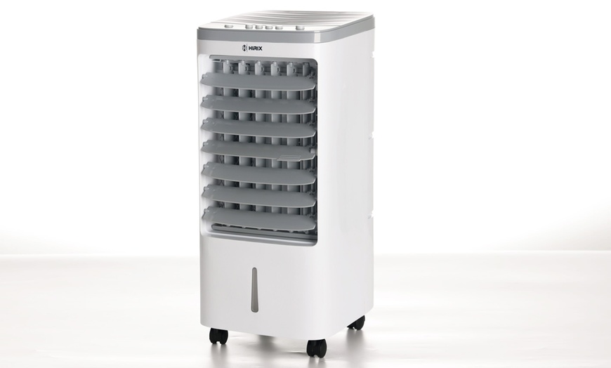 Image 3: Portable 4L Air Cooler with Adjustable Oscillation and Humidifier