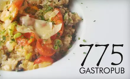 $10 for $20 Worth of Gourmet Bistro Fare and Specialty Drinks at 775 Gastropub - Primary Image