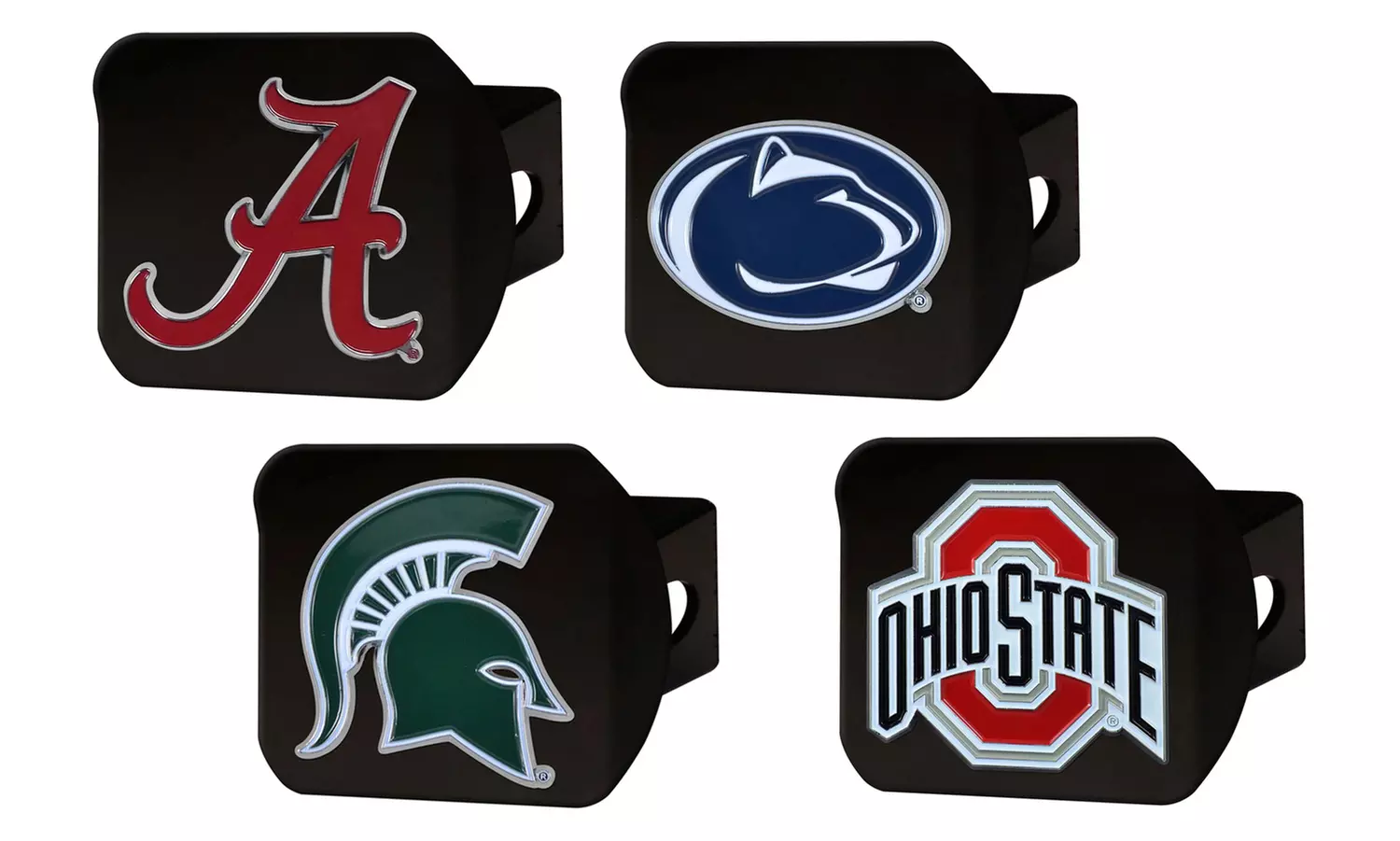 Fanmats NCAA Black Hitch Cover with Color Emblem - Primary Image