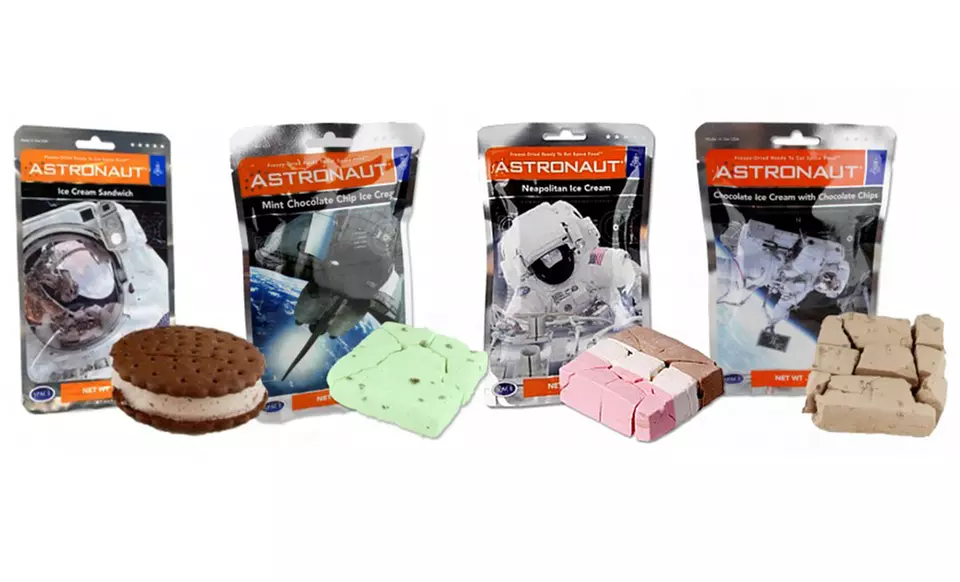 Freeze-Dried Astronaut Ice Cream 10-Piece Sampler - Primary Image