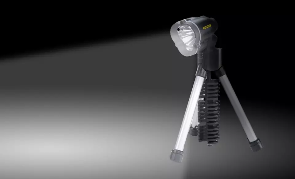 $12.99 for a Stanley Tripod Flashlight ($29.99 List Price). Free Returns. - Primary Image