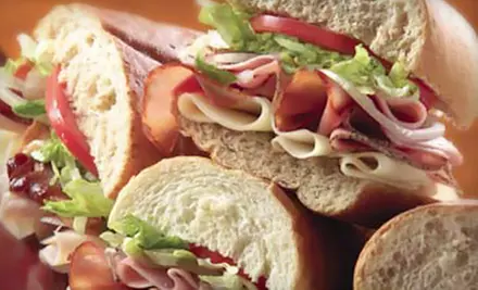 $17 for Five Groupons, Each Good for One Regular-Size Sub at Jersey Mike's Subs (Up to $36.25 Value) - Primary Image