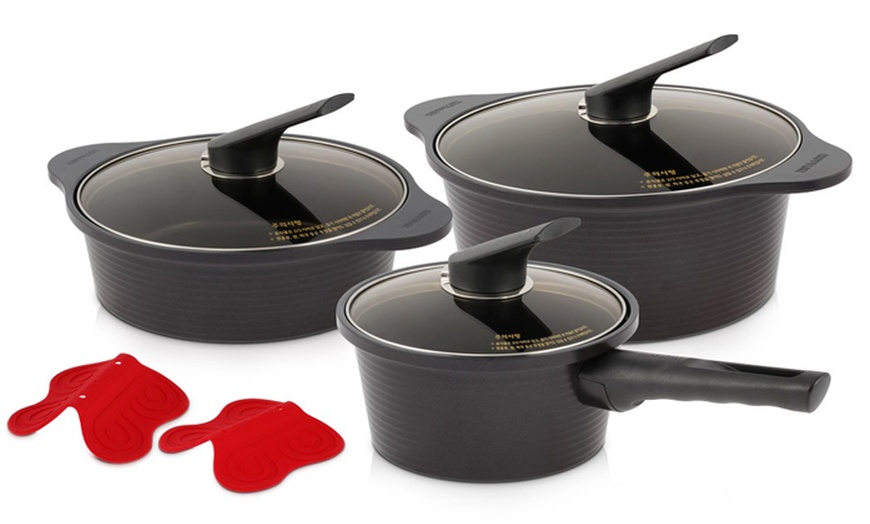 Image 8: Happy Call Diamond Coated Cookware set