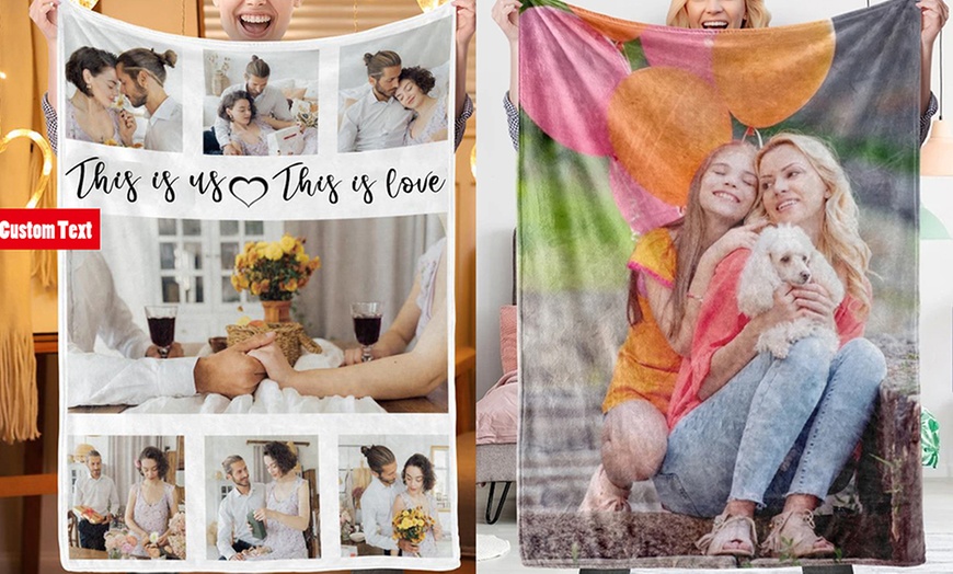 Image 7: Personalized Photo Blankets at Justyling