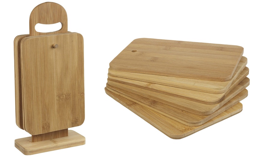 Image 1: Six-Piece Chopping Board Set