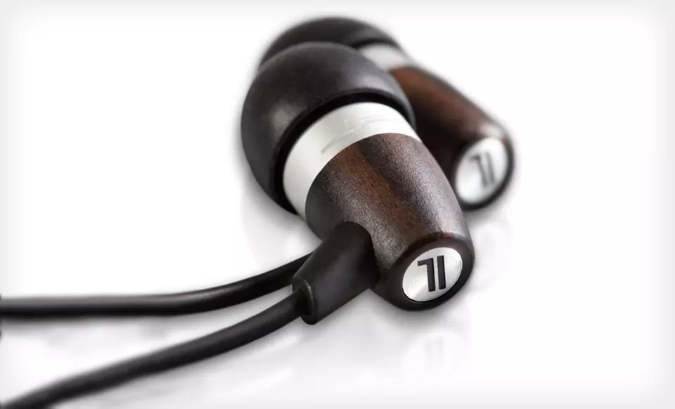 $19 for JLab Acoustic Ebony Wood and Metal Fusion Earbuds ($89.95 List Price). Free Shipping. - Primary Image