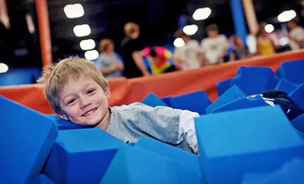 One Hour of Trampoline Time for Two, or 10 SkyRobics Fitness Classes at Sky Zone Indoor Trampoline Park (Half Off) - Primary Image