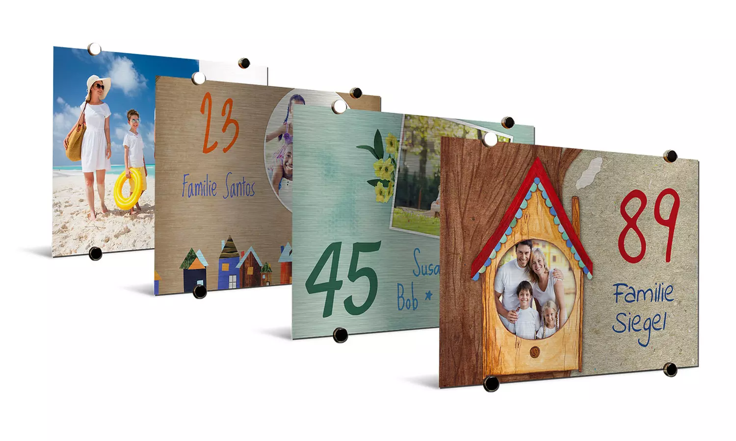 Türschild aus Aluminium mit eigenem Foto inkl. Aufhängesystem von Prentu (48% sparen*) - Primary Image