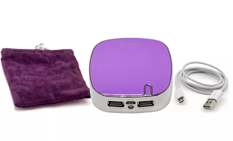 Aduro PowerUp 5,200mAh Dual USB Portable Backup Battery - Second Medium