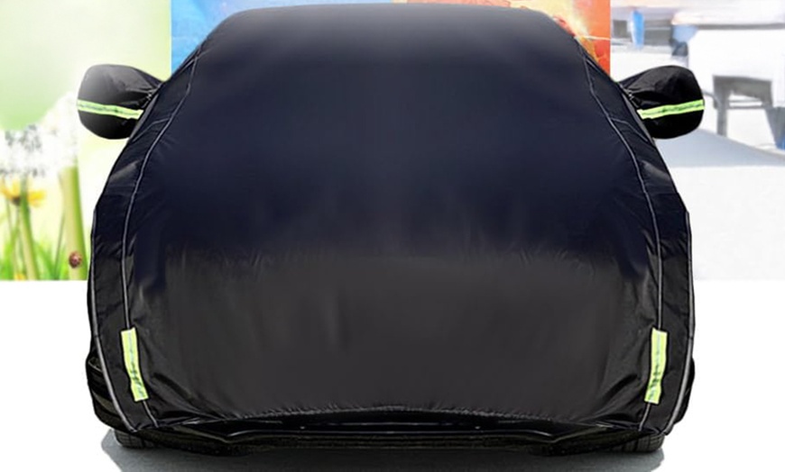 Image 3: All Weather Half Car Cover 