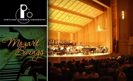 $12 Ticket to Portland Chamber Orchestra's "Mozart Swings" ($25 Value). Buy Here for January 30 at 7:30 p.m. Click Below for January 31 at the Venetian Theatre. - Primary Image
