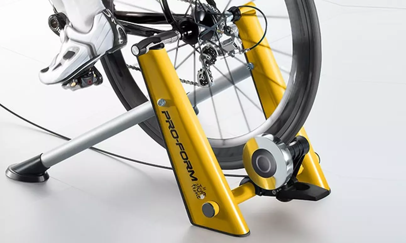 Proform Tour de France Yellow Jersey Cycle Trainer Plus Training Mat and DVD - Primary Image