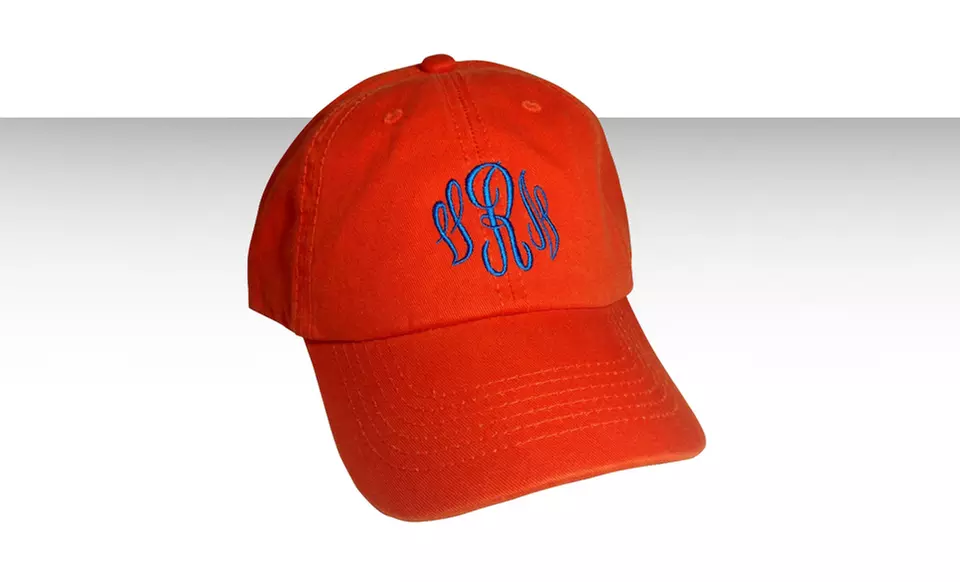 Custom Monogram Cap from Social Monograms. Free Shipping. - Primary Image