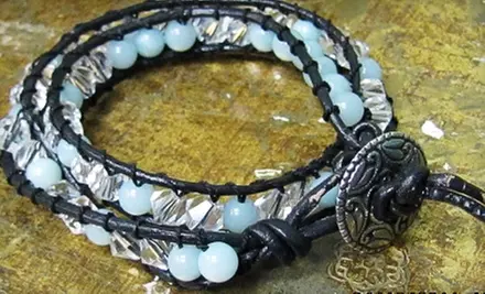 Jewelry and Beads or Admission for Two to a Jewelry-Making Class at Queen Beads  - Primary Image