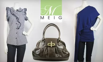 $45 for $100 Worth of Designer Clothes, Jewelry, and More at Meig in Perrysburg - Primary Image