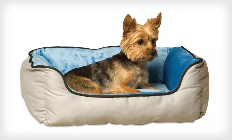 $19 for a Self-Warming Pet Bed in Gray or Mocha ($41.95 List Price). Free Shipping. - Primary Image
