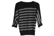 Lila Rose Striped Sweaters with 3/4-Length Sleeves. Multiple Colors Available. Free Shipping and Returns. - Second Medium