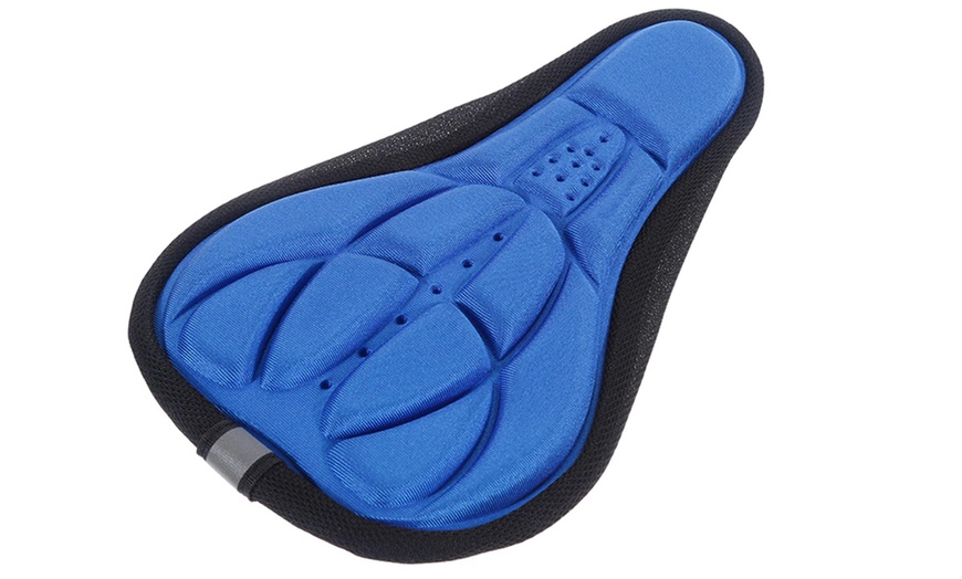 Image 2: 3D Gel Bicycle Seat Cover