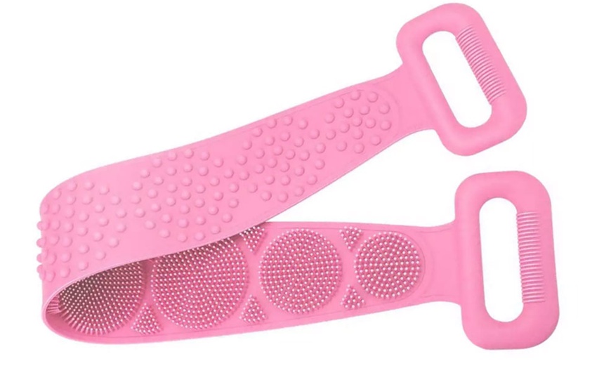 Image 5: One or Two Double-Sided Exfoliating Silicone Scrubbers