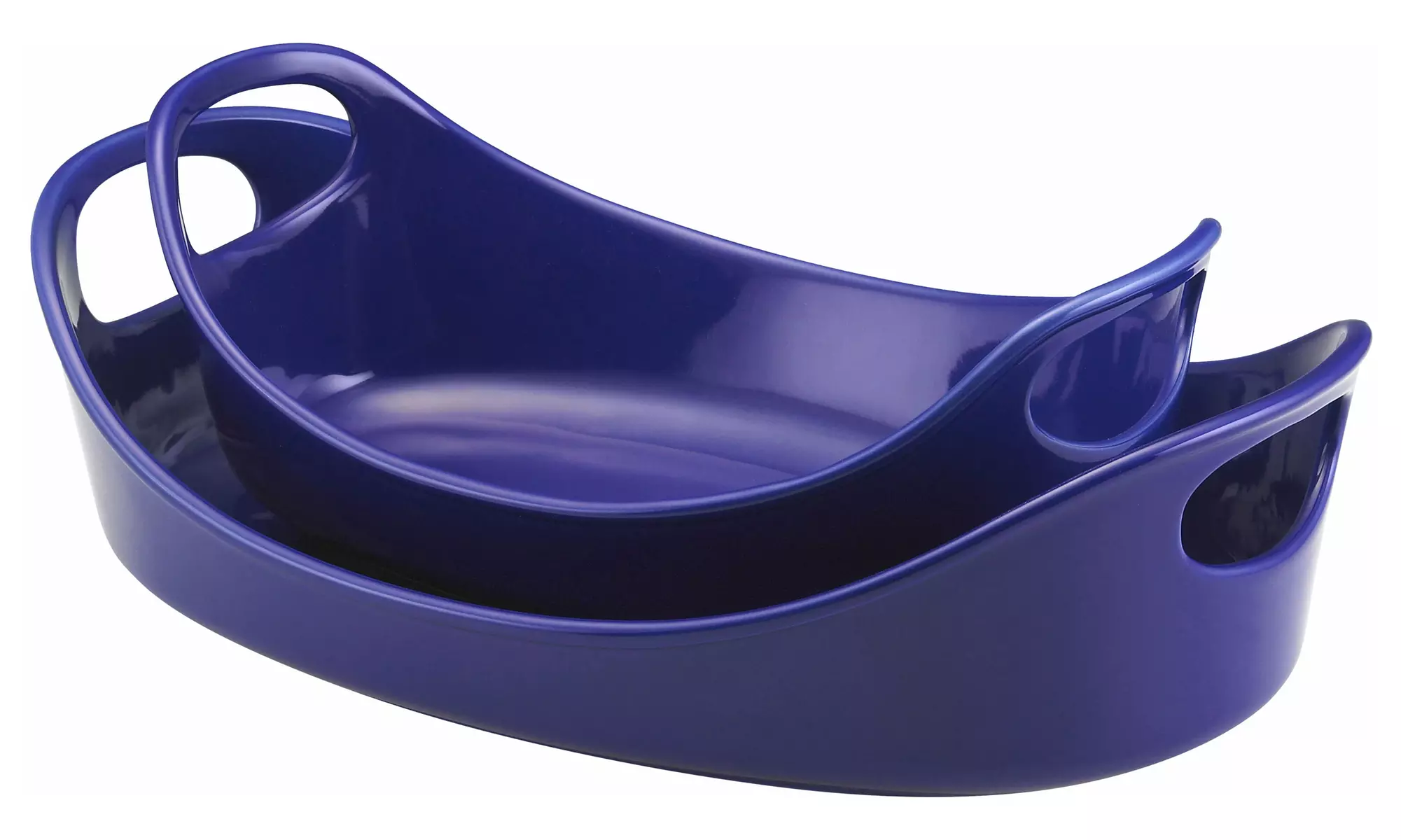 Rachael Ray Bubble and Brown Stoneware Baking Dish Set - Second Medium