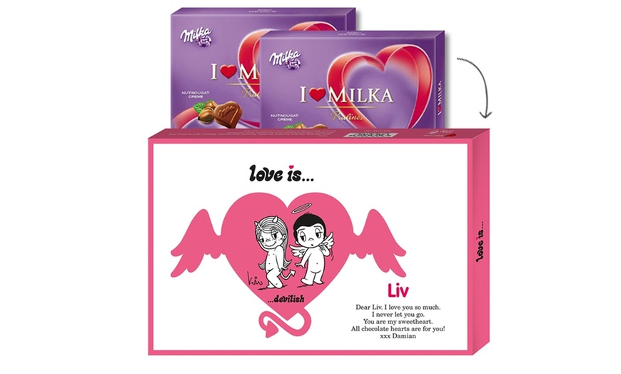 Image 7: Personalised Milka Chocolate Box