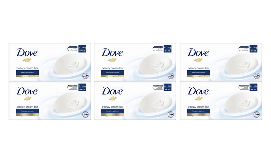 Image 5: 6 or 12 Dove Original Beauty Cream Bars 100g