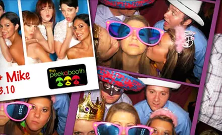 $699 for a Four-Hour Photo-Booth Rental with a Prop Box from The PeekaBooth ($1,545 Value) - Primary Image