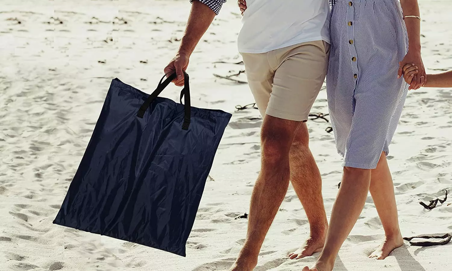 Set of Two Outsunny Foldable Beach Chair Mat