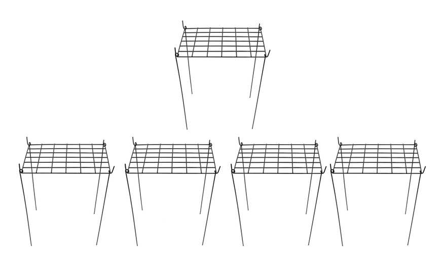 Image 5: Rectangle Grow Through Grid Support for Plants