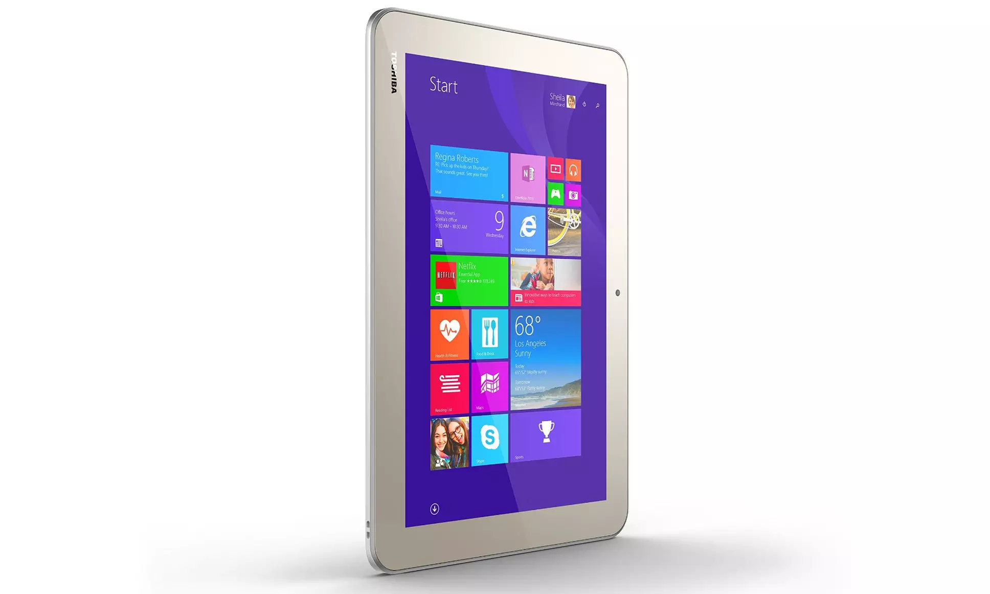 Toshiba Encore 2 32GB 10.1" Windows Tablet (Manufacturer Refurbished) - Primary Image