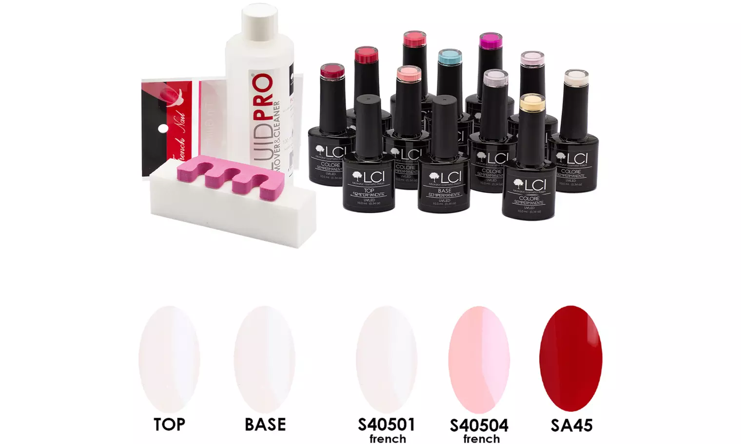 Kit lampada e smalti semipermanenti