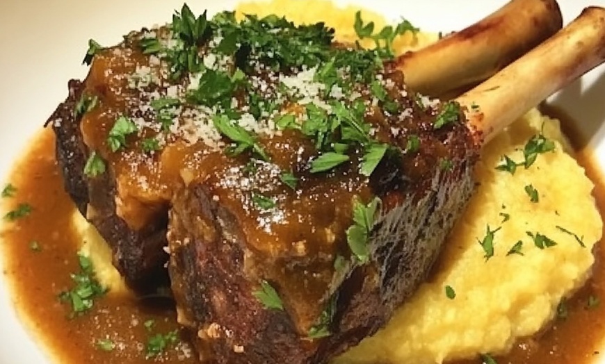 Image 6: Four Course Authentic Italian Dinner with Wine or $50 Dining Credit