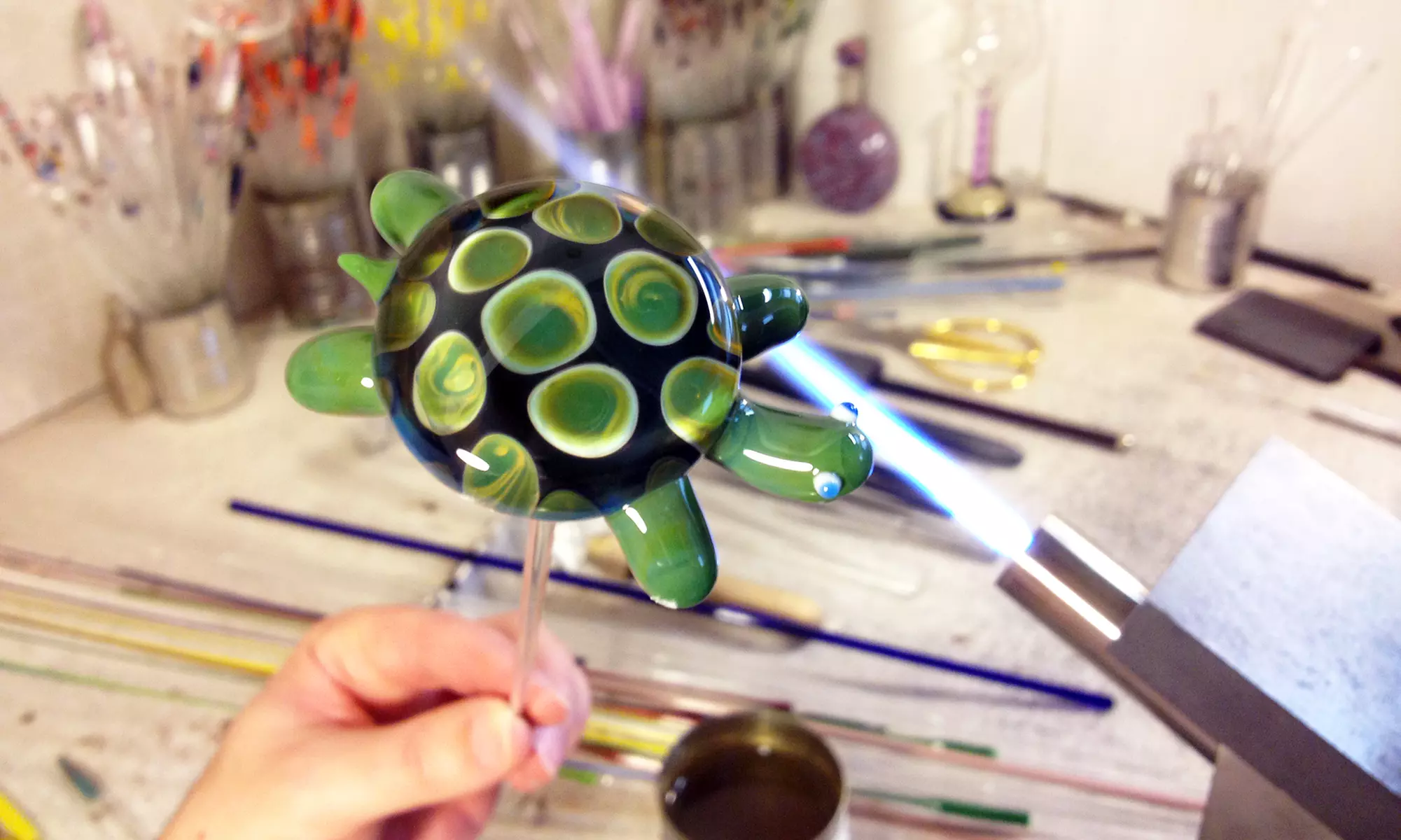 $125 for a Three-Hour Introductory Glass Blowing Class for One at Monadnock Glass Arts ($250 Value) - Primary Image